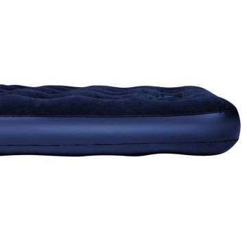 Bestway Inflatable Flocked Airbed with Built-in Foot Pump 191 x 137 x 28 cm