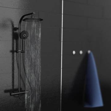 SCHÜTTE Overhead Shower Set MADURA FRESH Matt Black