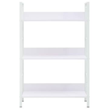 3-Layer Book Shelf White 60x27.6x90.5 cm Engineered Wood