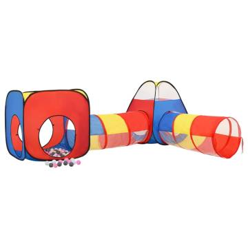 Children Play Tent with 250 Balls Multicolour 190x264x90 cm