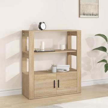 Sideboard Sonoma Oak 80x30x90 cm Engineered Wood