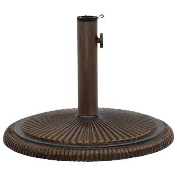 Umbrella Base Bronze 45x45x30 cm Cast Iron