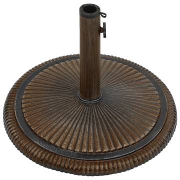 Umbrella Base Bronze 45x45x30 cm Cast Iron