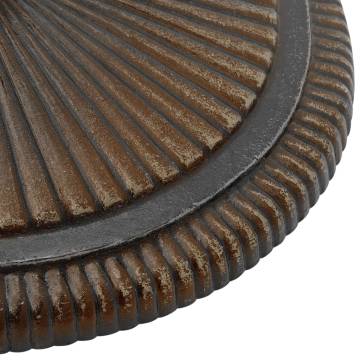 Umbrella Base Bronze 45x45x30 cm Cast Iron