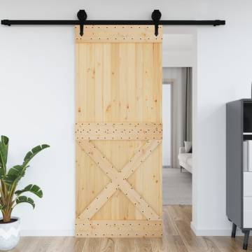 Door NARVIK 95x210 cm Solid Wood Pine