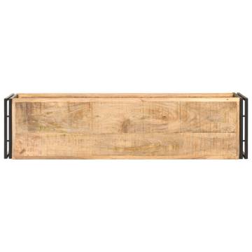 TV Cabinet 120x30x40 cm Rough Mango Wood