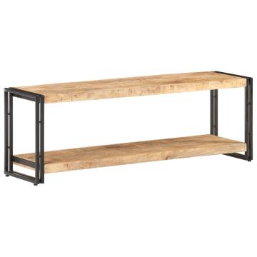 TV Cabinet 120x30x40 cm Rough Mango Wood