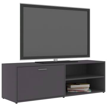 TV Cabinet Grey 120x34x37 cm Engineered Wood