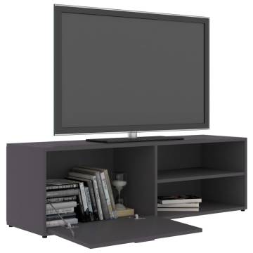 TV Cabinet Grey 120x34x37 cm Engineered Wood