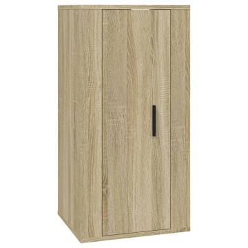 Wall Mounted TV Cabinet Sonoma Oak 40x34,5x80 cm