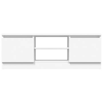 TV Cabinet with Door White 102x30x36 cm