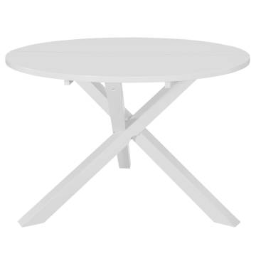 Dining Table White 120x75 cm MDF