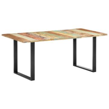 Dining Table 180x90x76 cm Solid Reclaimed Wood