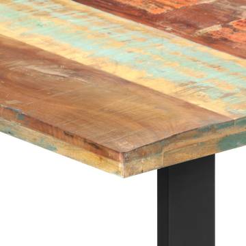 Dining Table 180x90x76 cm Solid Reclaimed Wood