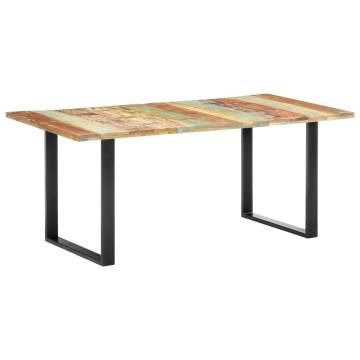 Dining Table 180x90x76 cm Solid Reclaimed Wood