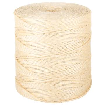 Rope 100% Sisal 2 mm 1500 m