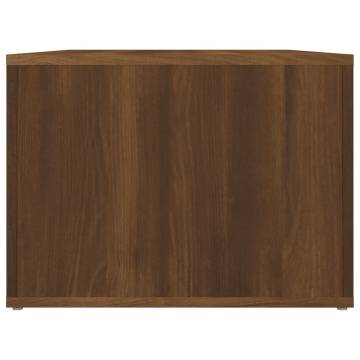 Coffee Table Brown Oak 80x50x36 cm Engineered Wood