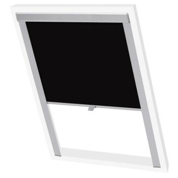 Blackout Roller Blind Black MK06