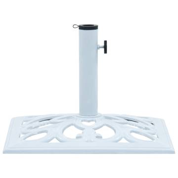 Umbrella Base White 12 kg 49 cm Cast Iron