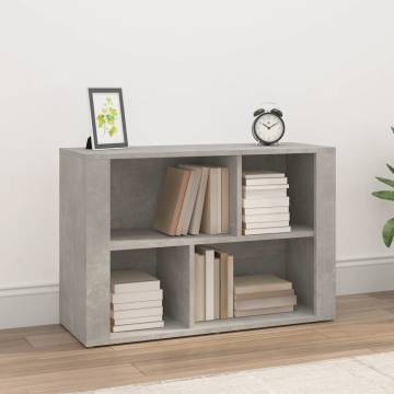 Sideboard Concrete Grey 80x30x54 cm Engineered Wood