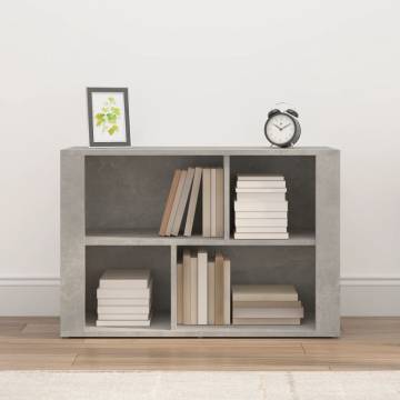 Sideboard Concrete Grey 80x30x54 cm Engineered Wood