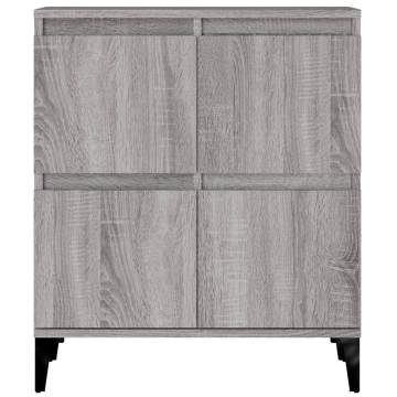 Sideboards 3 pcs Grey Sonoma 60x35x70 cm Engineered Wood