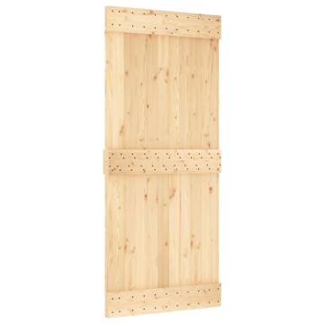 Door NARVIK 90x210 cm Solid Wood Pine