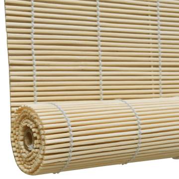 Roller Blind Bamboo 80x220 cm Natural