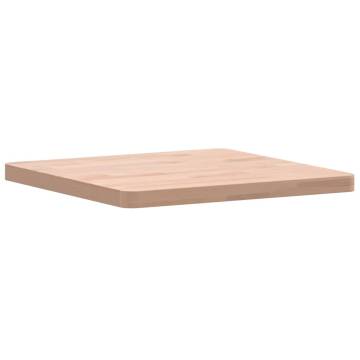 Table Top 40x40x2.5 cm Square Solid Wood Beech