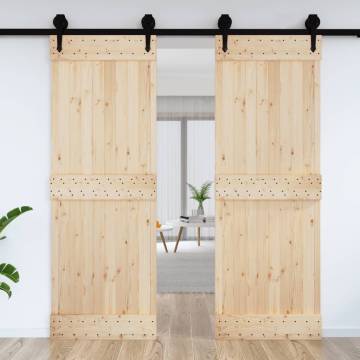 Door NARVIK 80x210 cm Solid Wood Pine