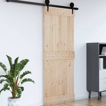 Door NARVIK 80x210 cm Solid Wood Pine