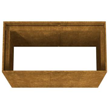 Planter 40x80x80 cm Corten Steel