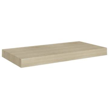 Floating Wall Shelves 4 pcs Oak 50x23x3.8 cm MDF