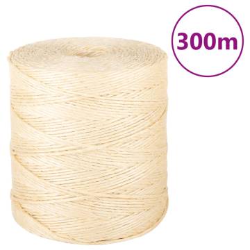 Rope 100% Sisal 2 mm 300 m