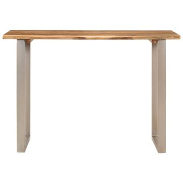 Dining Table 110x50x76 cm Solid Wood Acacia