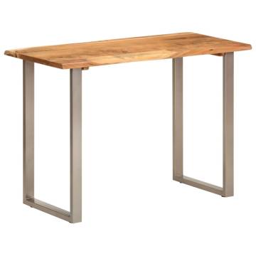 Dining Table 110x50x76 cm Solid Wood Acacia