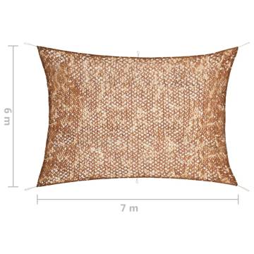 Camouflage Net with Storage Bag 6x7 m Beige