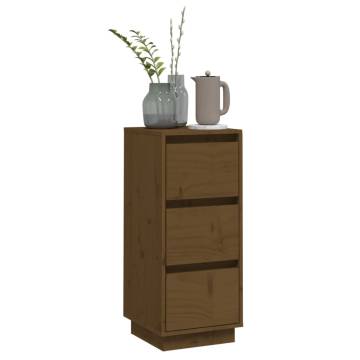 Sideboard Honey Brown 32x34x75 cm Solid Wood Pine