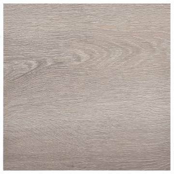 Self-adhesive Flooring Planks 20 pcs PVC 1.86 m² Taupe