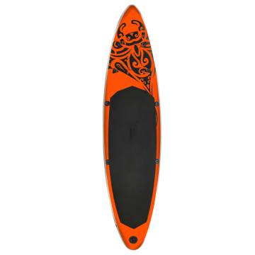 Inflatable Stand Up Paddleboard Set 366x76x15 cm Orange