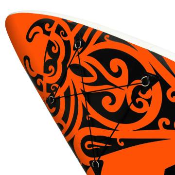 Inflatable Stand Up Paddleboard Set 366x76x15 cm Orange