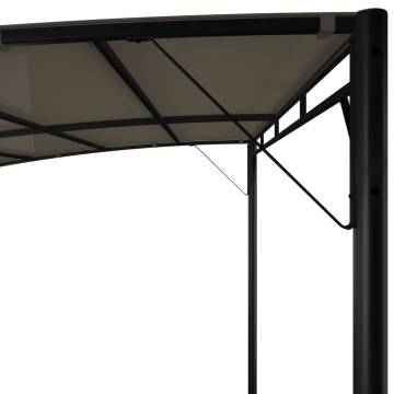 Garden Sunshade Awning 3x3x2.55 m Taupe