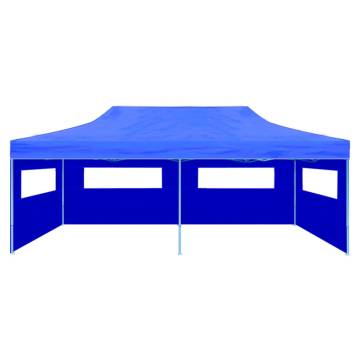 Blue Foldable Pop-up Party Tent 3 x 6 m