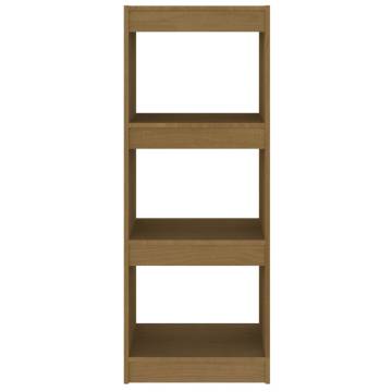 Book Cabinet/Room Divider Honey Brown 40x30x103.5 cm Pinewood