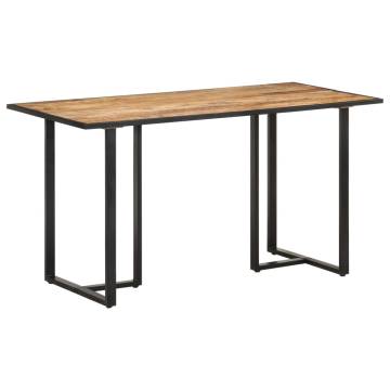 Dining Table 140 cm Rough Mango Wood