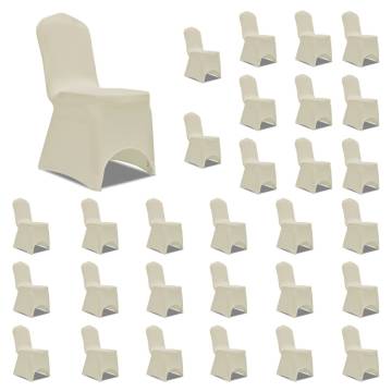 Chair Cover Stretch Cream 30 pcs