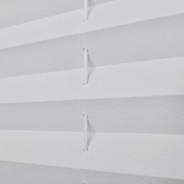 Plisse Blind 40x100cm White Pleated Blind