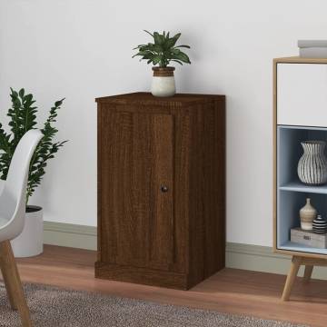 Sideboard Brown Oak 37.5x35.5x67.5 cm Engineered Wood