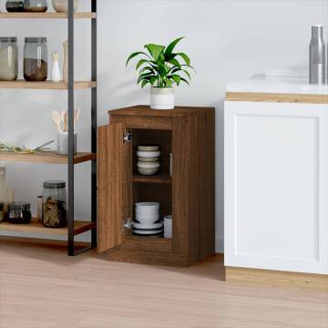 Sideboard Brown Oak 37.5x35.5x67.5 cm Engineered Wood