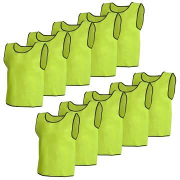 Sport Bib 10 pcs Junior Yellow